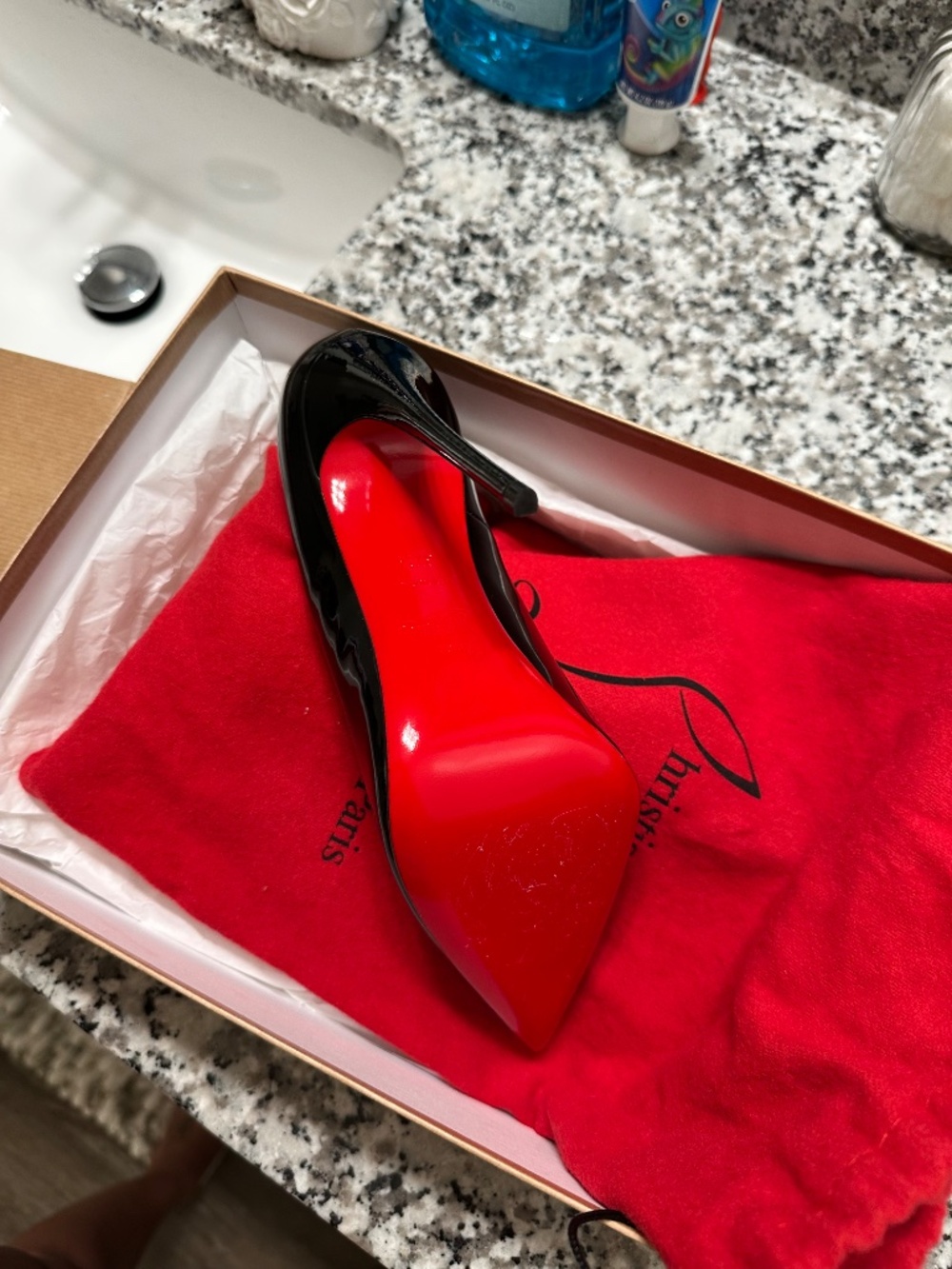 AUTHENTIC Christian Louboutin Heels never worn with box & dust bag - Picture 4 of 8
